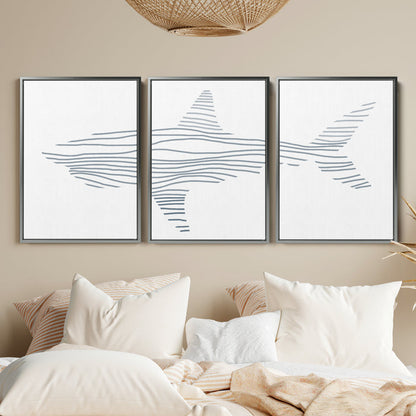 8"x10" / Canvas Set / Antique Silver