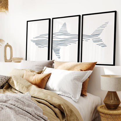 5"x7" / Art Print Set / Black
