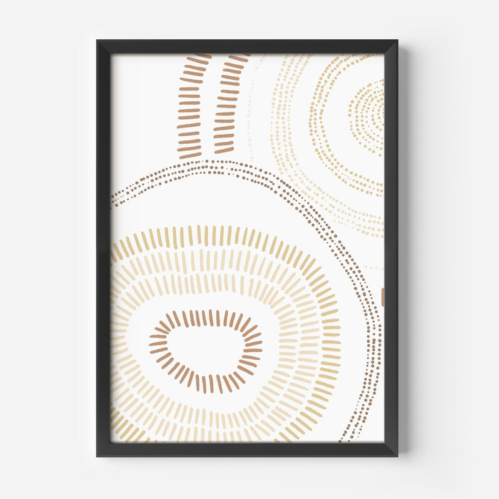 Modern Abstract Shapes, No. 2  - Art Print or Canvas - Jetty Home