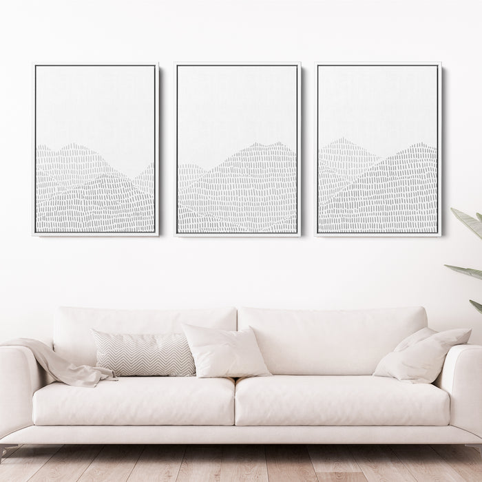 8"x10" / Canvas Set / White
