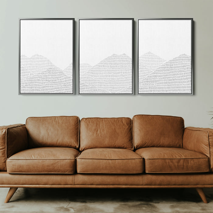 8"x10" / Canvas Set / Antique Silver