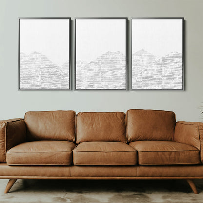 8"x10" / Canvas Set / Antique Silver