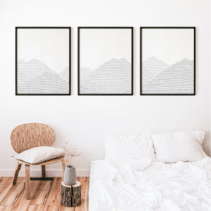 5"x7" / Art Print Set / Black