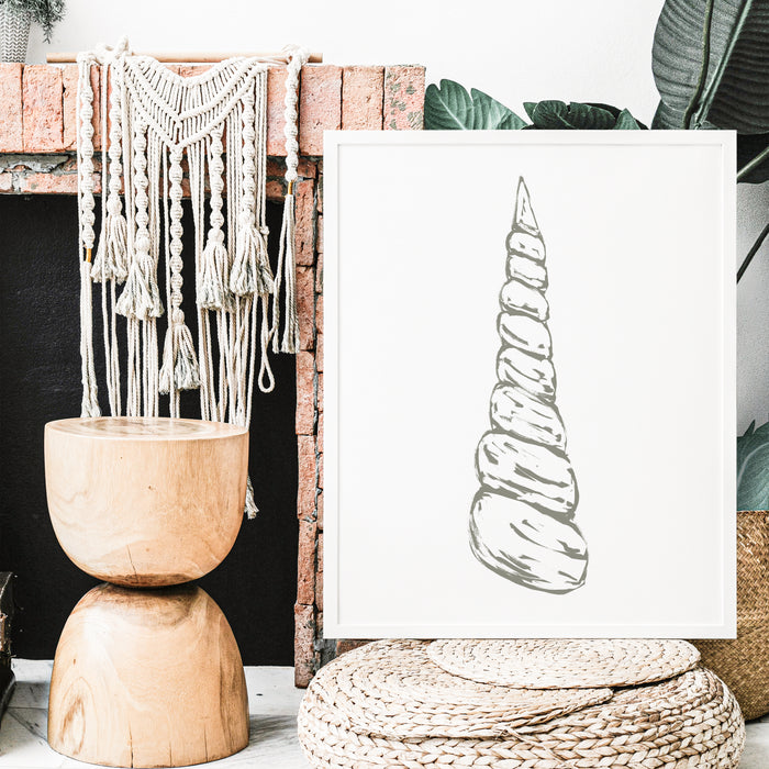 Modern Seashell, No. 1  - Art Print or Canvas - Jetty Home