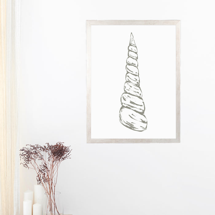 5"x7" / Art Print / Antique Silver