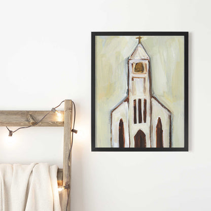 Neutral Church Painting No. 2  - Art Print or Canvas - Jetty Home