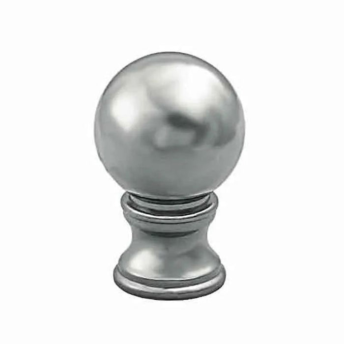 Ball Lamp Finials, Nickel - paxton hardware ltd