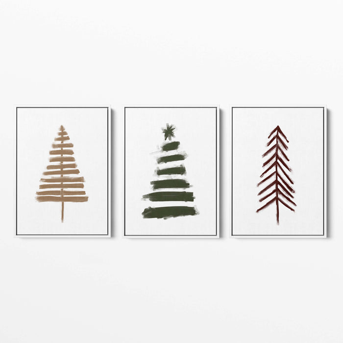 Nordic Christmas Tree Trio - Set of 3 - Jetty Home
