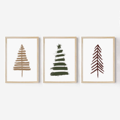 Nordic Christmas Tree Trio - Set of 3 - Jetty Home