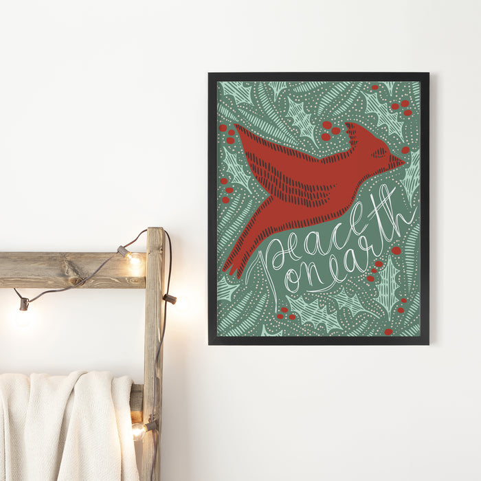 Nordic Peace on Earth Dove  - Art Print or Canvas - Jetty Home