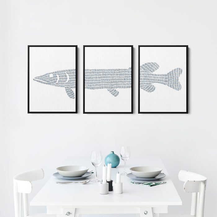 8"x10" / Canvas Set / Black