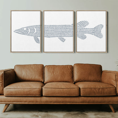 8"x10" / Canvas Set / Natural Wood