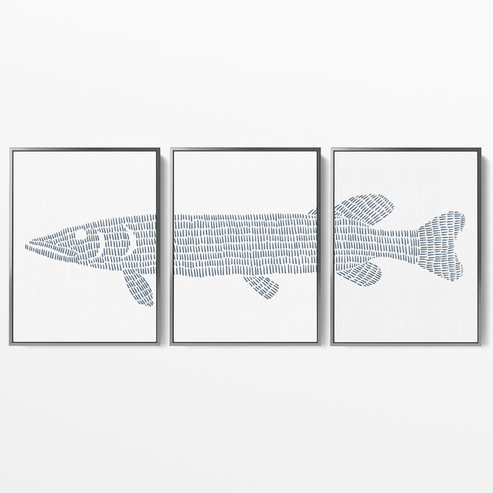 Northern Pike Lake Fish - Set of 3 - Jetty Home