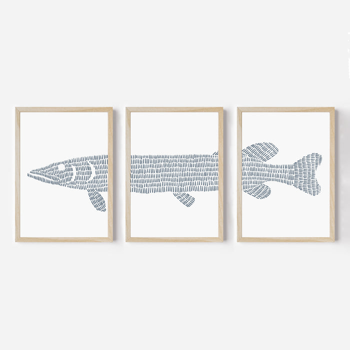 Northern Pike Lake Fish - Set of 3 - Jetty Home