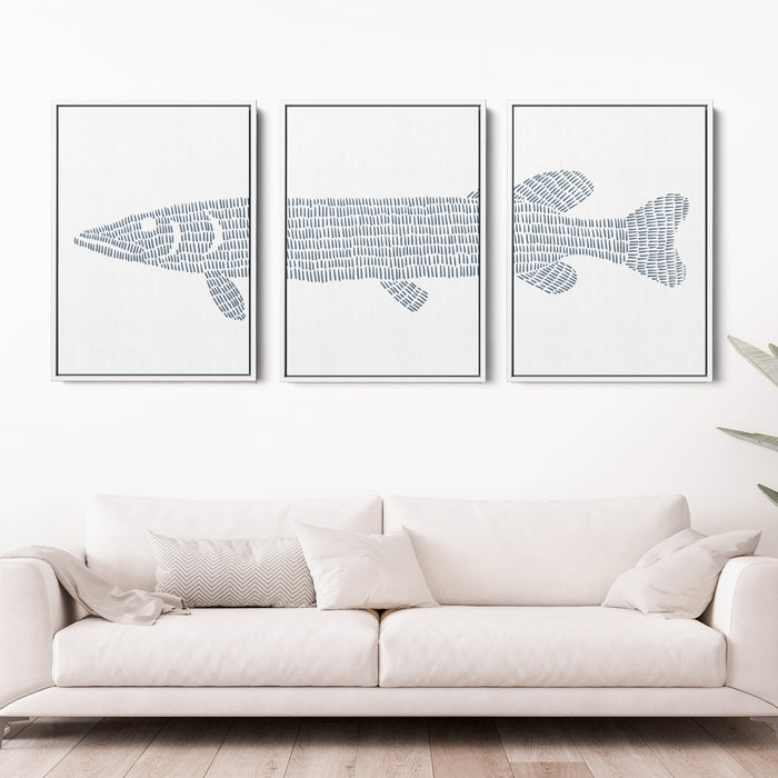 Northern Pike Lake Fish - Set of 3 - Jetty Home