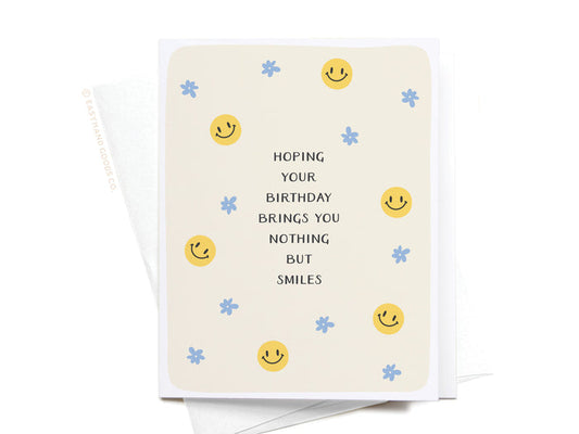 Nothing But Smiles Greeting Card - Onderkast Studio