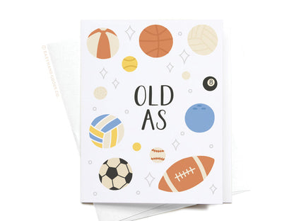 Old As Balls Greeting Card - Onderkast Studio