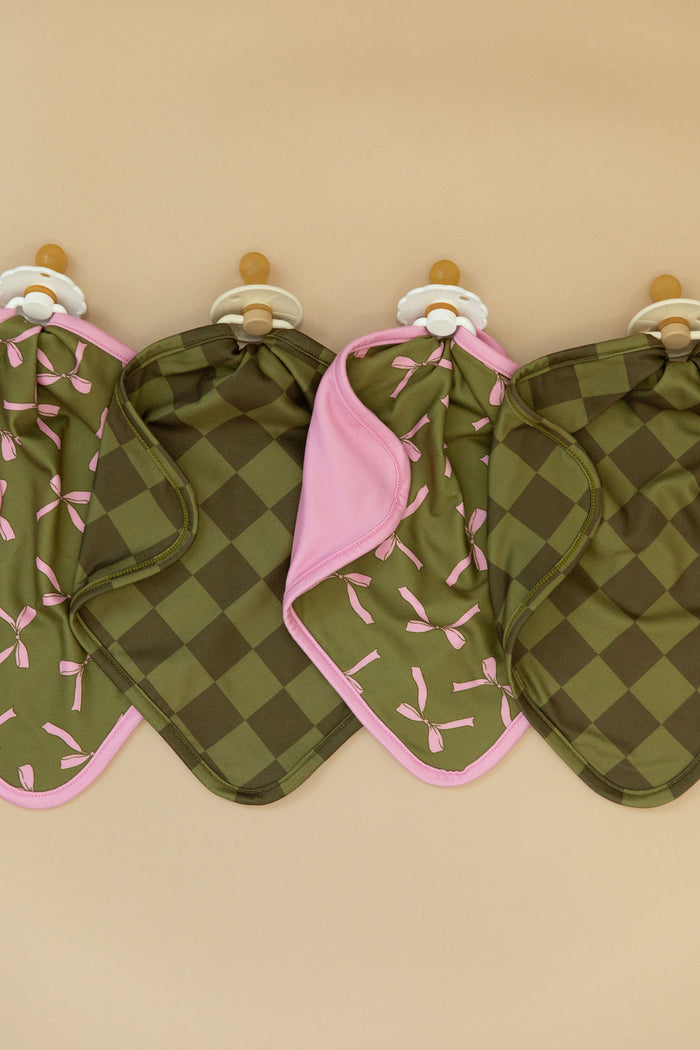 OLIVE + PINK BOWS | LOVIE