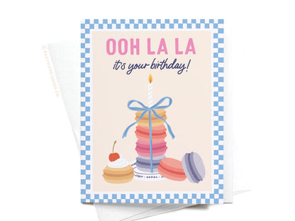 Ooh La La Macarons Greeting Card - Onderkast Studio