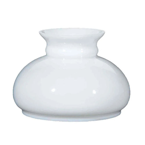White Glass 7" Student Lamp Shade, Paxton Hardware