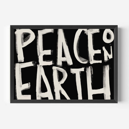 Peace on Earth Typography - Jetty Home