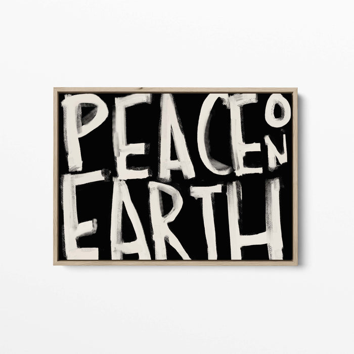 Peace on Earth Typography - Jetty Home