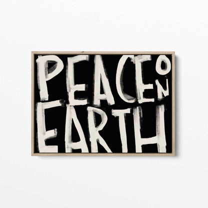 Peace on Earth Typography - Jetty Home