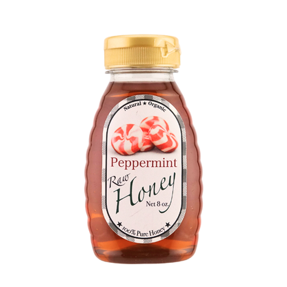 Peppermint Infused Raw Honey