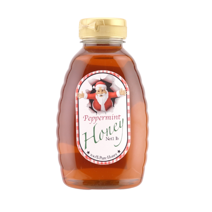 Peppermint Infused Raw Honey