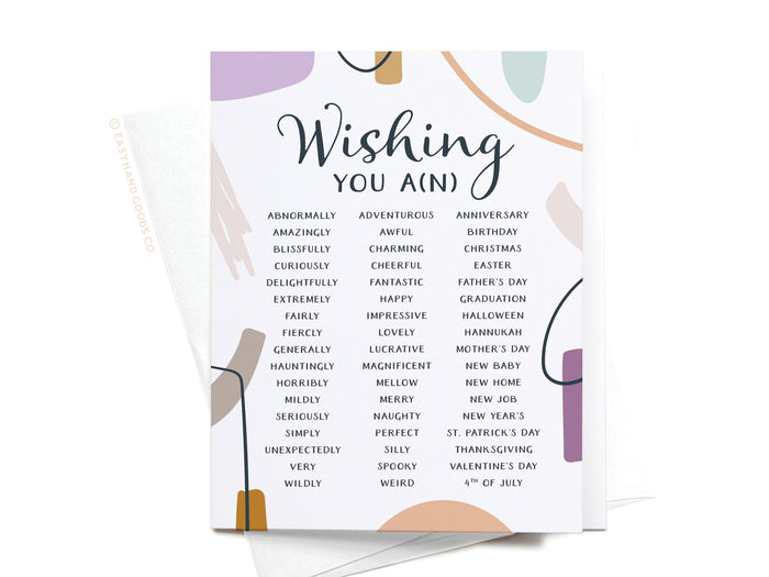 Pick the Occasion Greeting Card