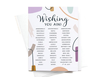 Pick the Occasion Greeting Card
