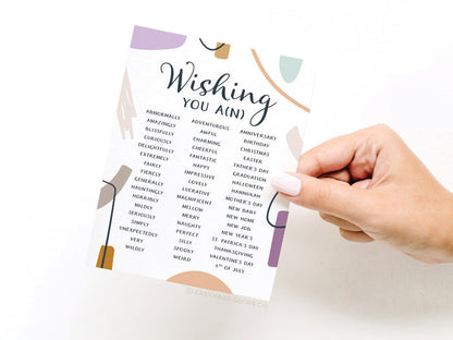 Pick the Occasion Greeting Card