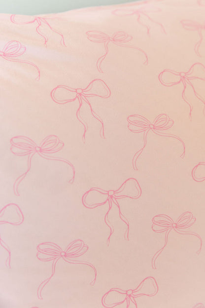 PINK BOWS | PILLOW CASE