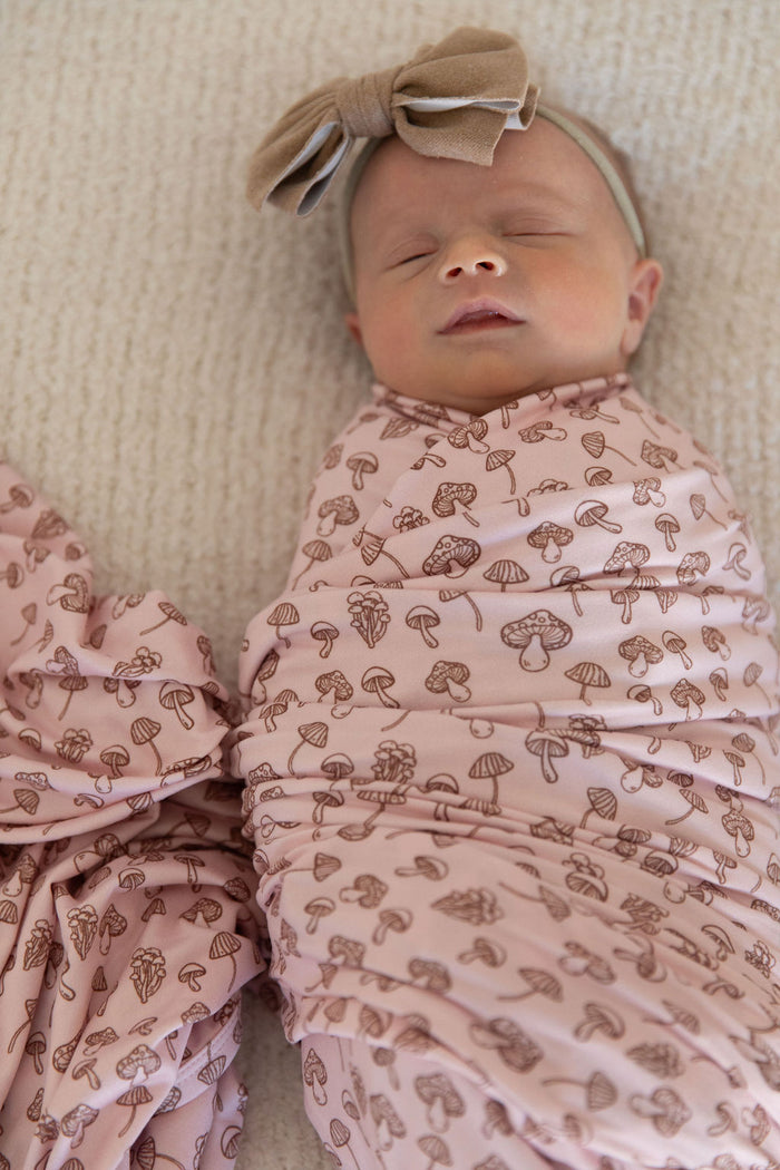 PINK MUSHROOMS | SWADDLE