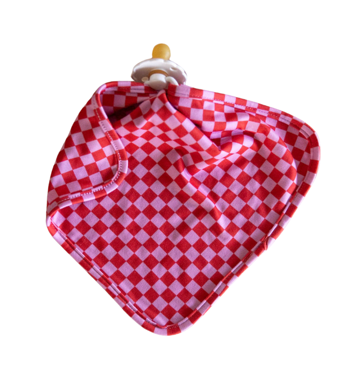 PINK + RED MINI CHECKER | LOVIE