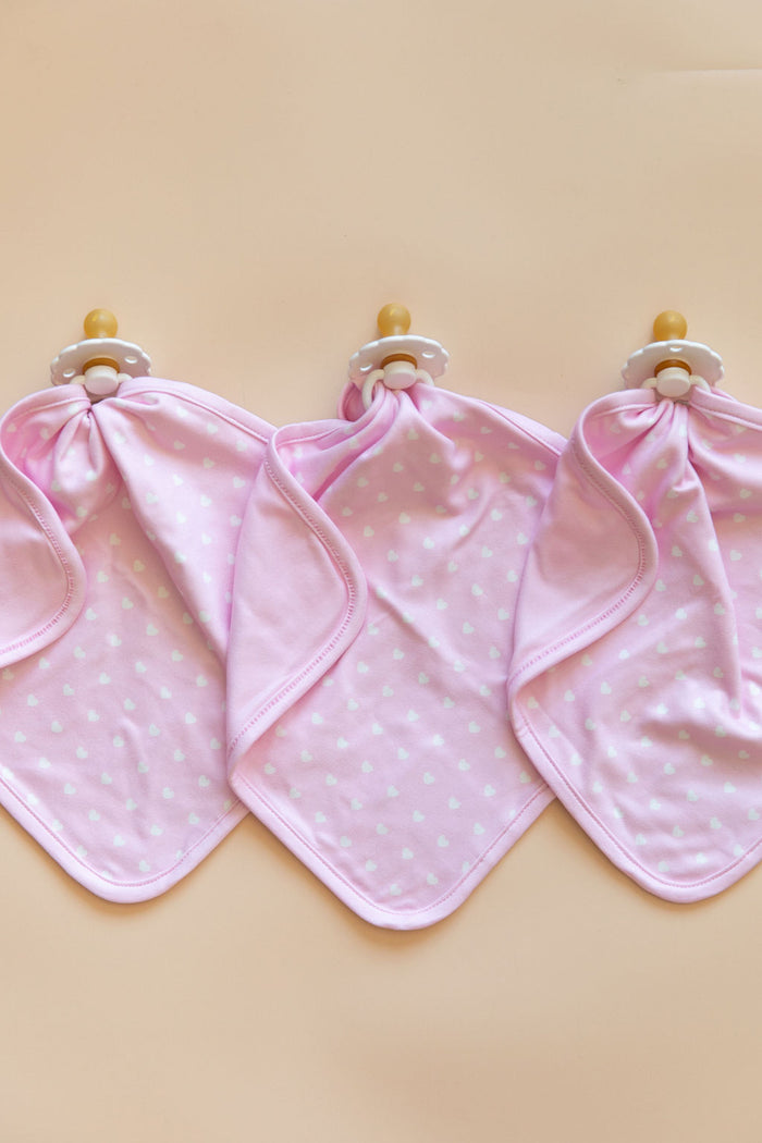 PINK + WHITE MINI HEARTS | LOVIE