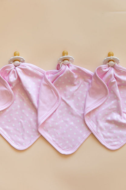 PINK + WHITE MINI HEARTS | LOVIE
