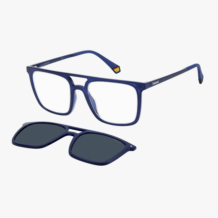 Polaroid Adults Clip On Sunglass Blue | Polaroid