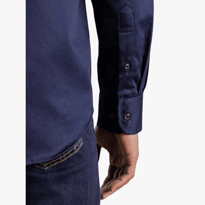 Polo Mens Custom Fit Greig Long Sleeve Shirt Navy | Polo