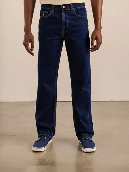 Polo Mens Paul Comfort Fit Relaxed Leg Stretch Denim Indigo | Polo