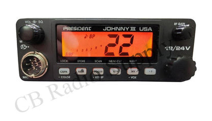 President CB Radio - President Johnny III CB Radio - CB Radio Supply