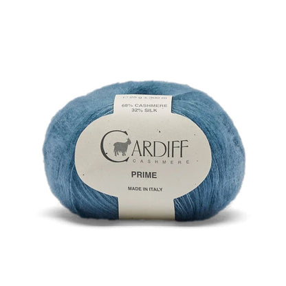 Cardiff Cashmere Prime - 121 - Hoshi (Dusty Turq) | Yarn at Michigan Fine Yarns