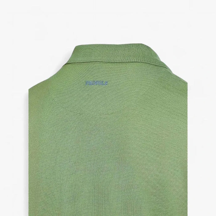 Pringle Mens Austyn Core Pique Short Sleeve Golfer Green | Pringle