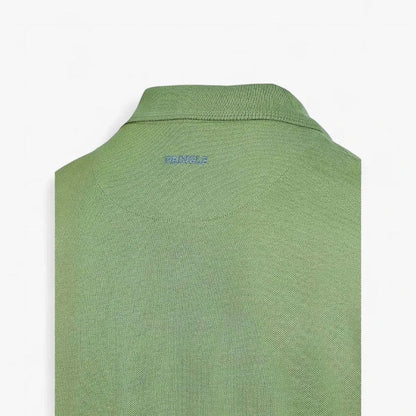 Pringle Mens Austyn Core Pique Short Sleeve Golfer Green | Pringle