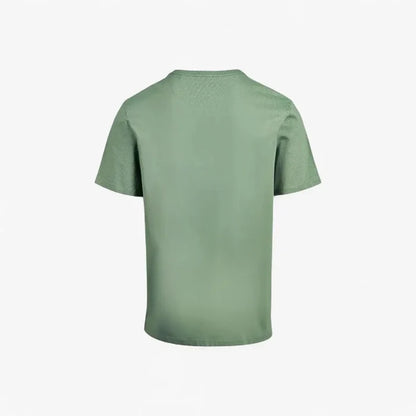 Pringle Mens Richard Raised Print Short Sleeve Tee Sage | Pringle