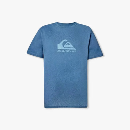 Quiksilver Mens Corp Logo Short Sleeve Tee China Blue | Quiksilver