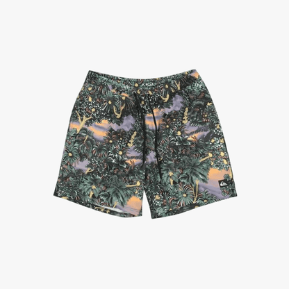 Quiksilver Mens Surfsilk Straight Volley 17" India Ink Hidden Gem | Quiksilver
