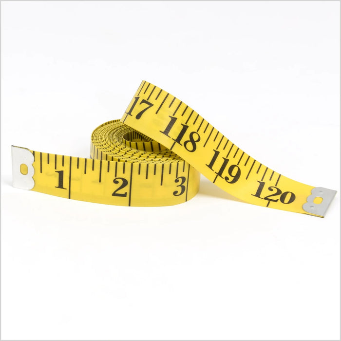 Quilter's Tape Measure, 120 inches - Zipper and Thread
