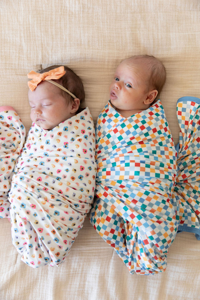 RAINBOW FLORAL | SWADDLE