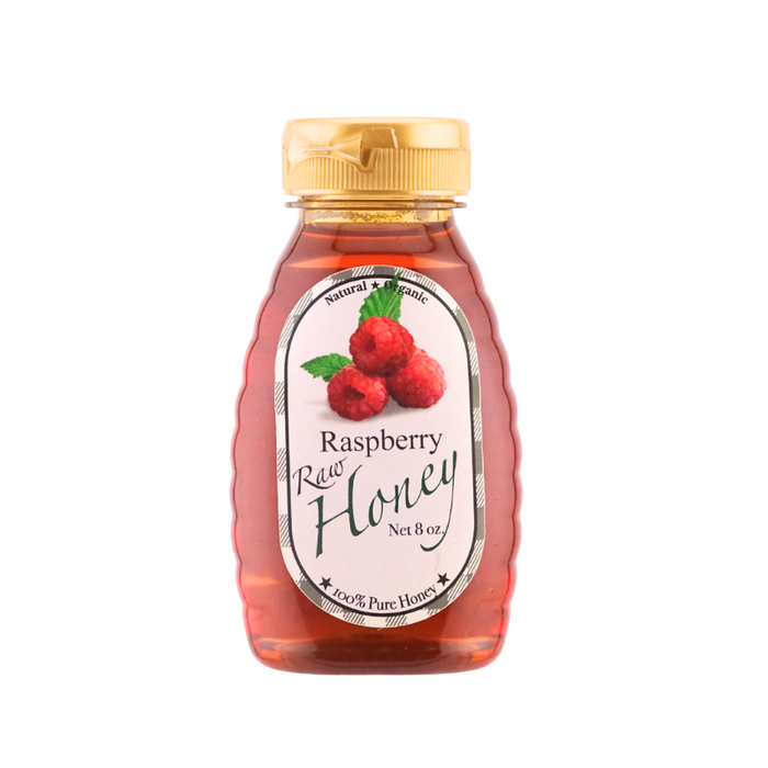 Raspberry Infused Raw Honey